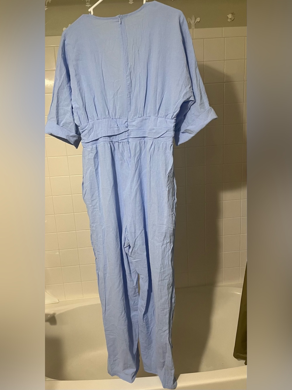 Light Blue Jumpsuit - Picture 13 of 13
